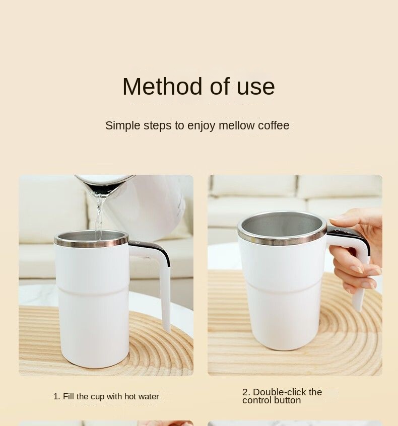 380ML electric self mixing coffee mug