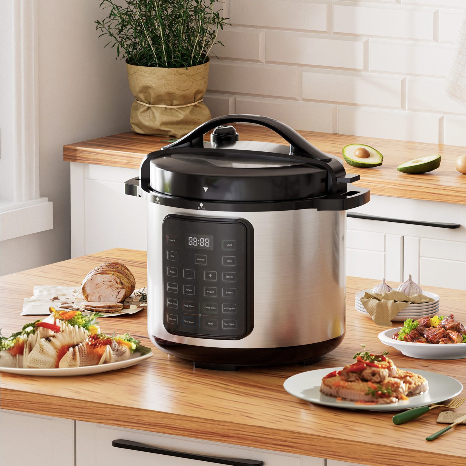 9-in-1 Kitchen Smart Pot 2025