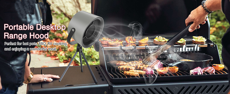 Easy to install small portable kitchen extractor